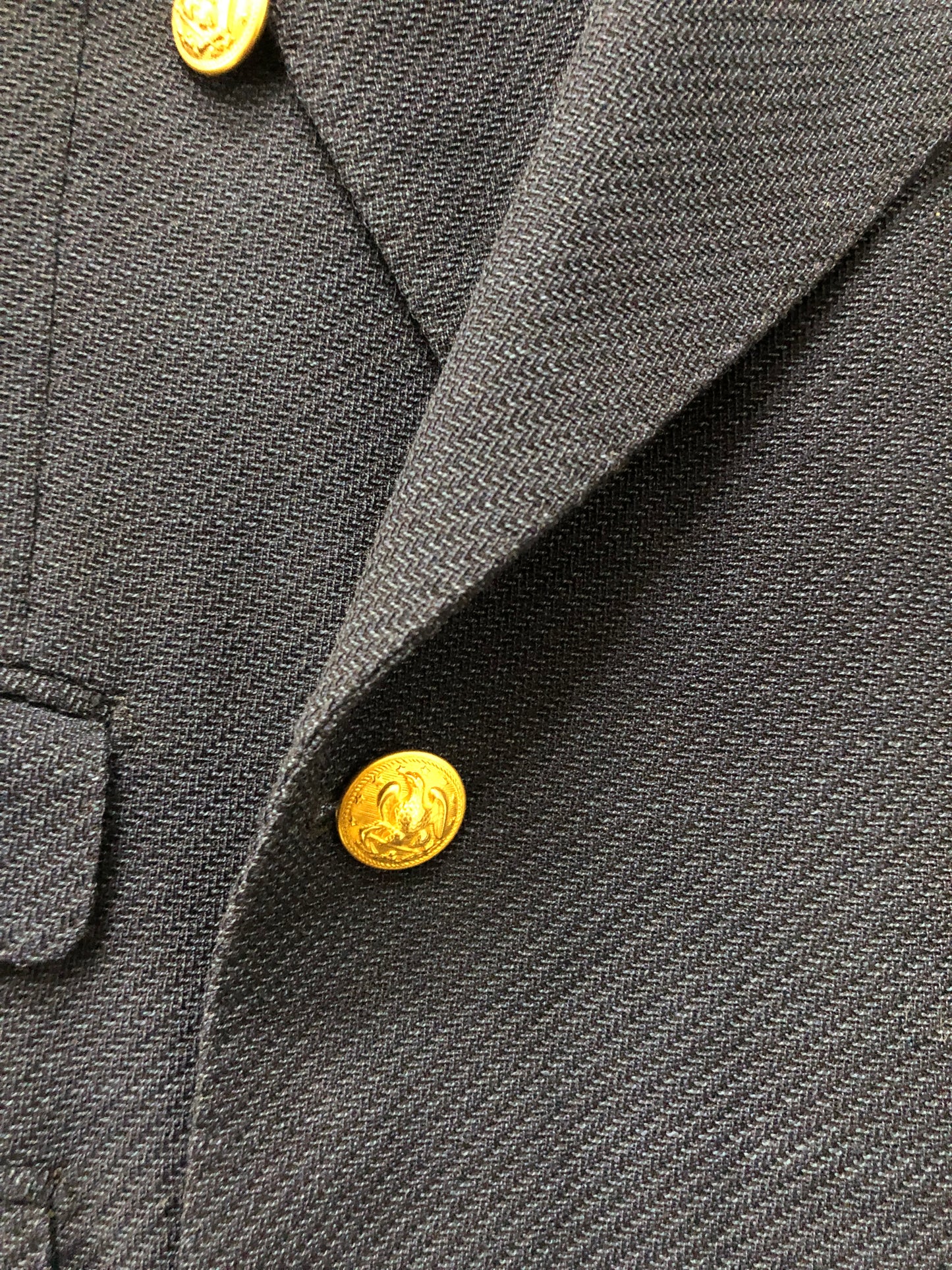 TAGLIATOREタリアトーレ金ボタンダブルジャケット46ネイビー