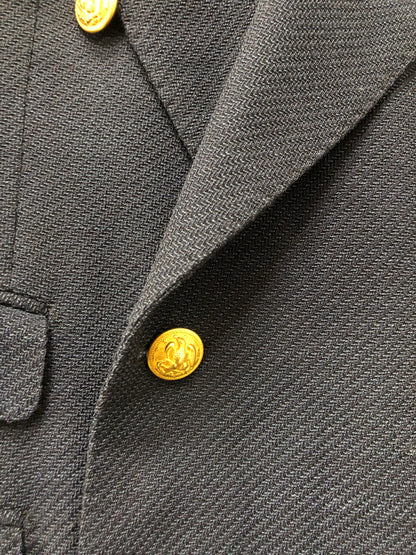 TAGLIATOREタリアトーレ金ボタンダブルジャケット46ネイビー