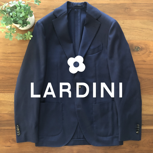 LARDINIラルディーニネイビーホップサックジャケット48