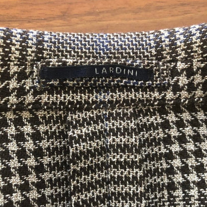 LARDINIラルディーニグレンチェックジャケット48 ブートニエール