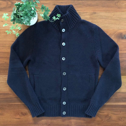 ZANONEザノーネKYOTOキョートカシミア100%ネイビー46