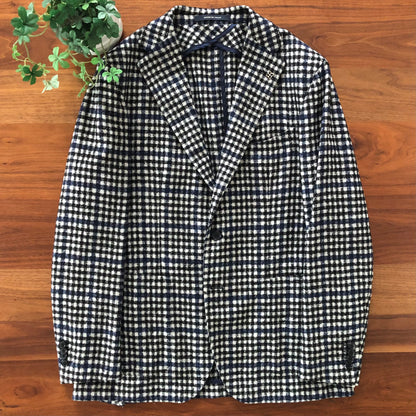 TAGLIATOREタリアトーレブロックチェックジャケット50