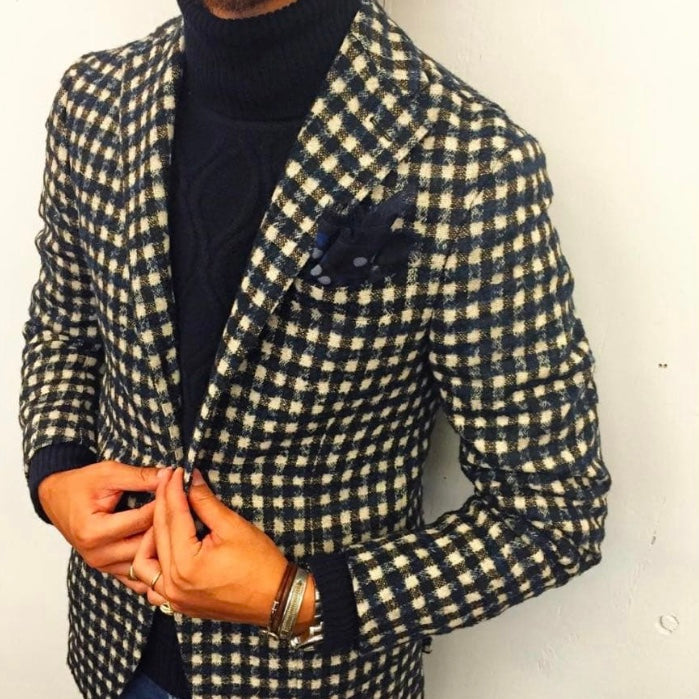 TAGLIATOREタリアトーレブロックチェックジャケット50