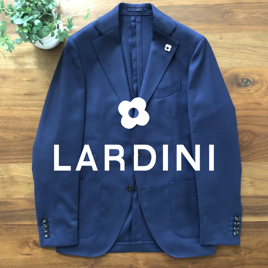 LARDINIラルディーニネイビーホップサックジャケット44