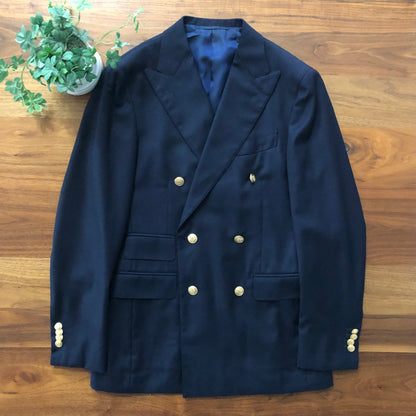 BEAMS Fビームスエフ金ボタンダブルホップサックジャケット46