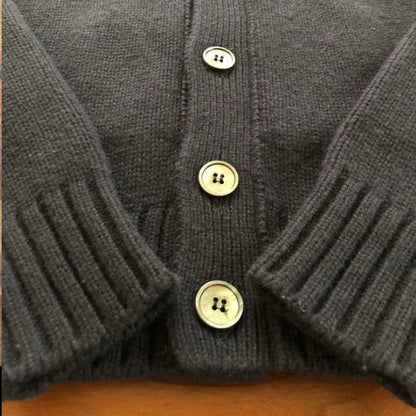 ZANONEザノーネKYOTOキョートカシミア100%ネイビー46