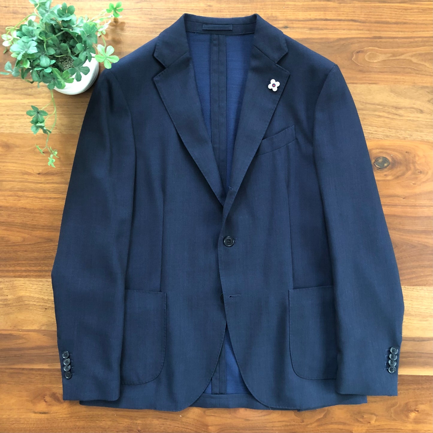 LARDINIラルディーニeasy wearネイビージャケット50