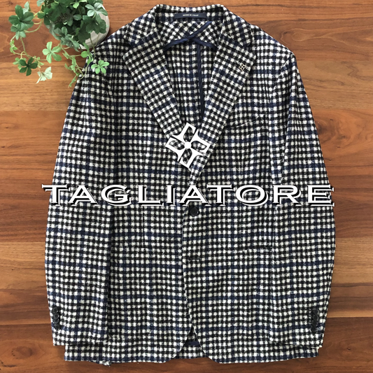 TAGLIATOREタリアトーレブロックチェックジャケット50