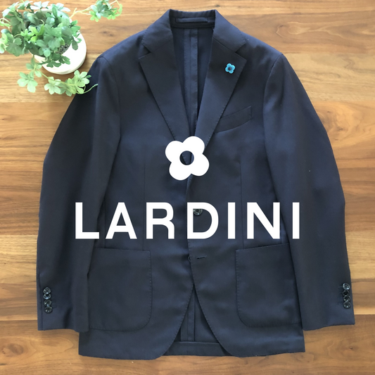 LARDINIラルディーニネイビーホップサックジャケット44