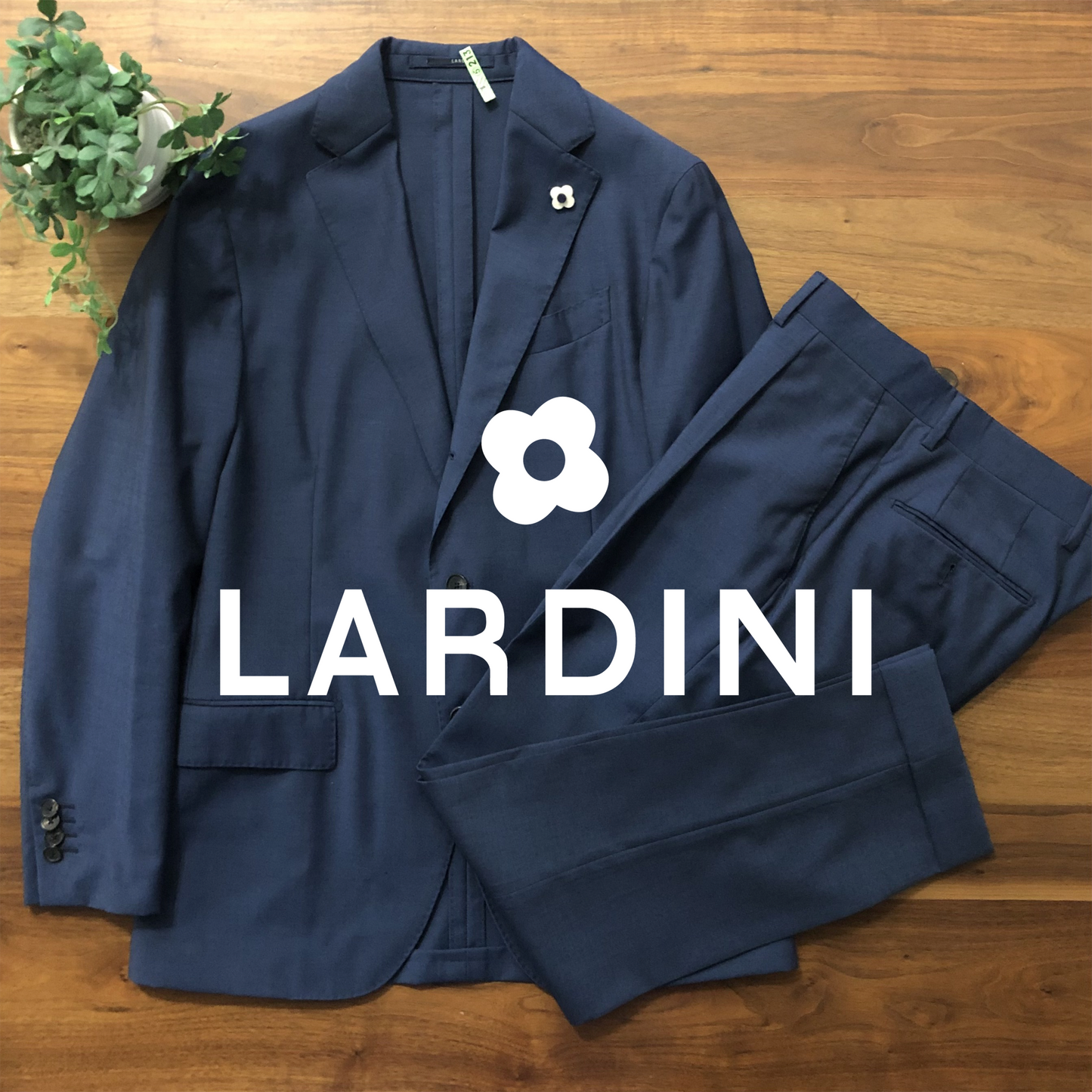 LARDINIラルディーニネイビースーツ48