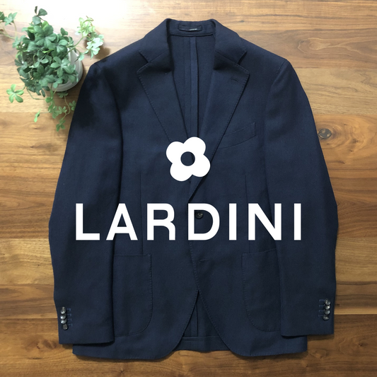 LARDINIラルディーニネイビーホップサックジャケット50