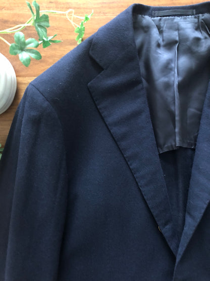 BEAMS FビームスエフネイビーフランネルジャケットLoro piana