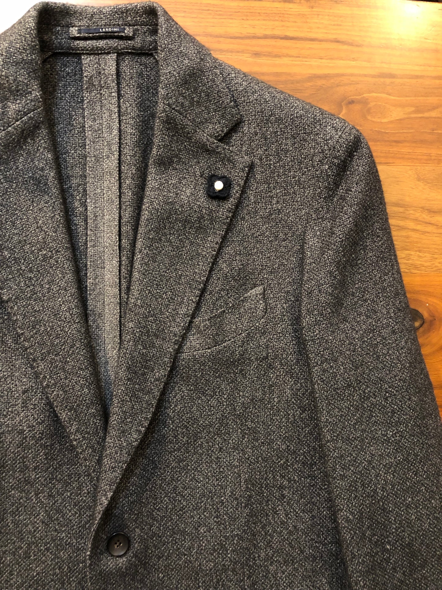 LARDINIラルディーニシルクカシミアグレージャケット50