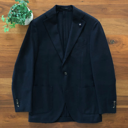 LARDINIラルディーニネイビーホップサップジャケット44