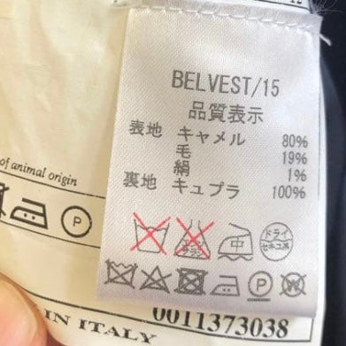 Belvestベルベスト千鳥格子ウィンドウペンジャケット44超美品