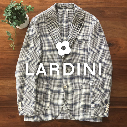 LARDINIラルディーニグレンチェックジャケット48 2025年春夏