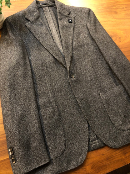 LARDINIラルディーニシルクカシミアグレージャケット50