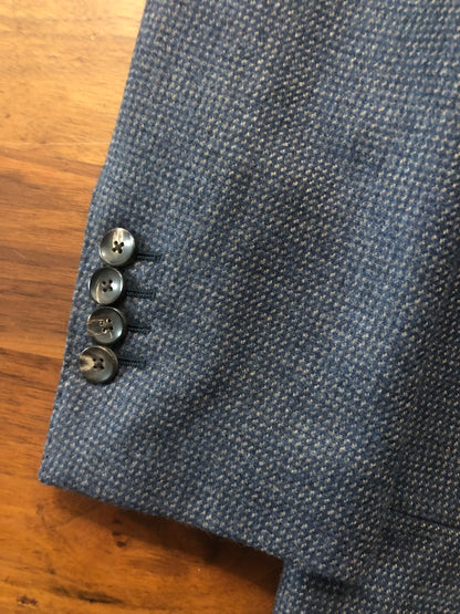 LARDINIラルディーニドットチェックネイビージャケット50