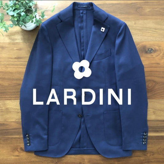 LARDINIラルディーニネイビーホップサックジャケット44