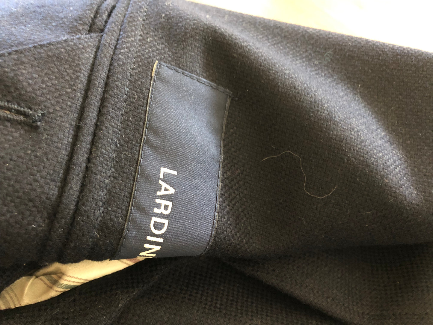 LARDINIラルディーニネイビーホップサップジャケット44