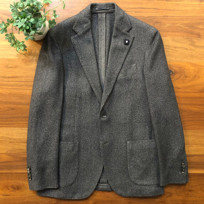 LARDINIラルディーニシルクカシミアグレージャケット50