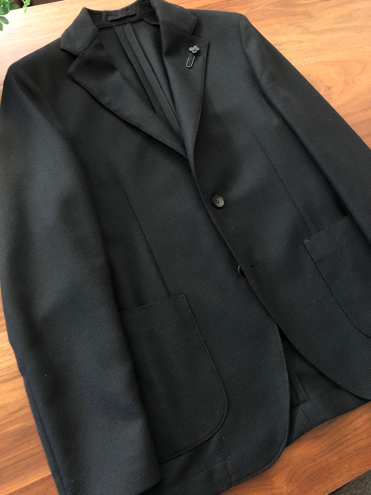 LARDINIラルディーニブラックホップサックジャケット50