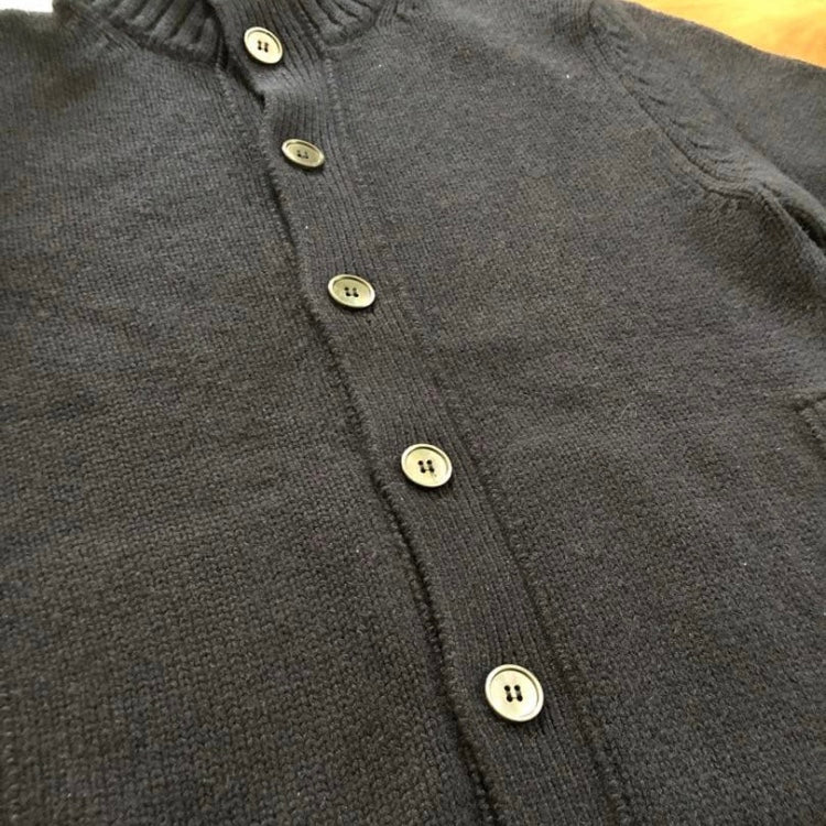 ZANONEザノーネKYOTOキョートカシミア100%ネイビー46