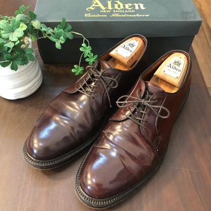 ALDENオールデン990プレーントゥバーガンディコードバン11D
