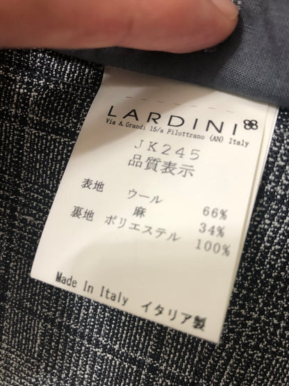 LARDINIラルディーニグレンチェックジャケットグレー48
