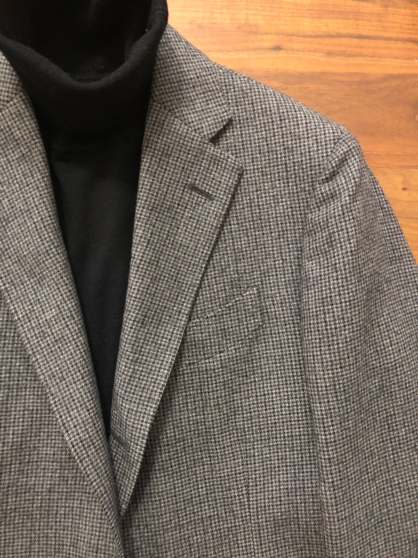 LARDINIラルディーニハウンドトゥース千鳥格子ジャケット48