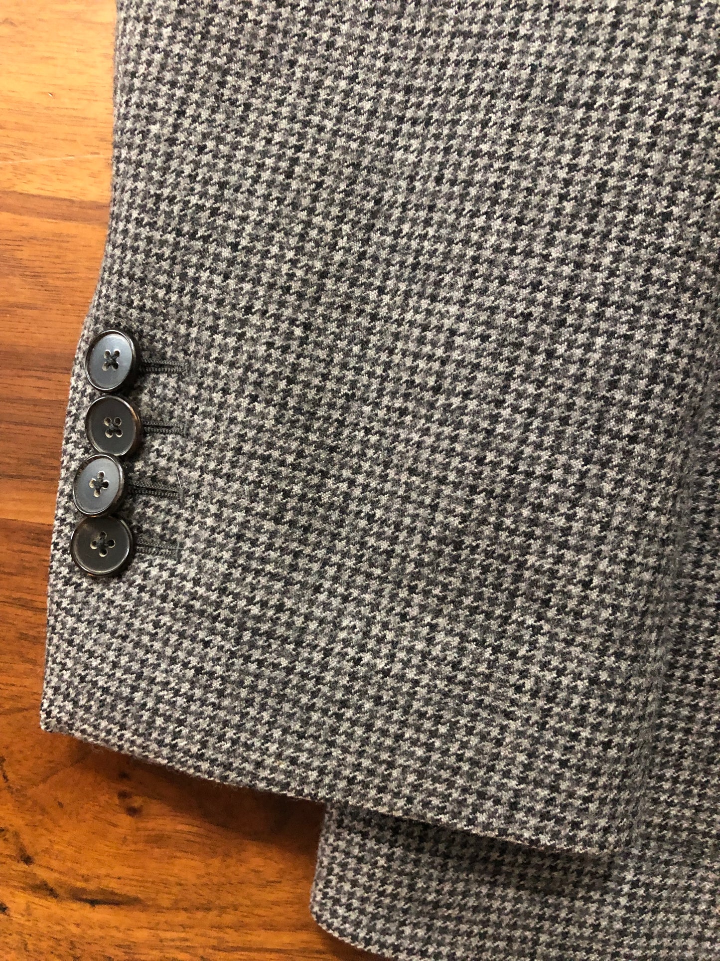 LARDINIラルディーニハウンドトゥース千鳥格子ジャケット48