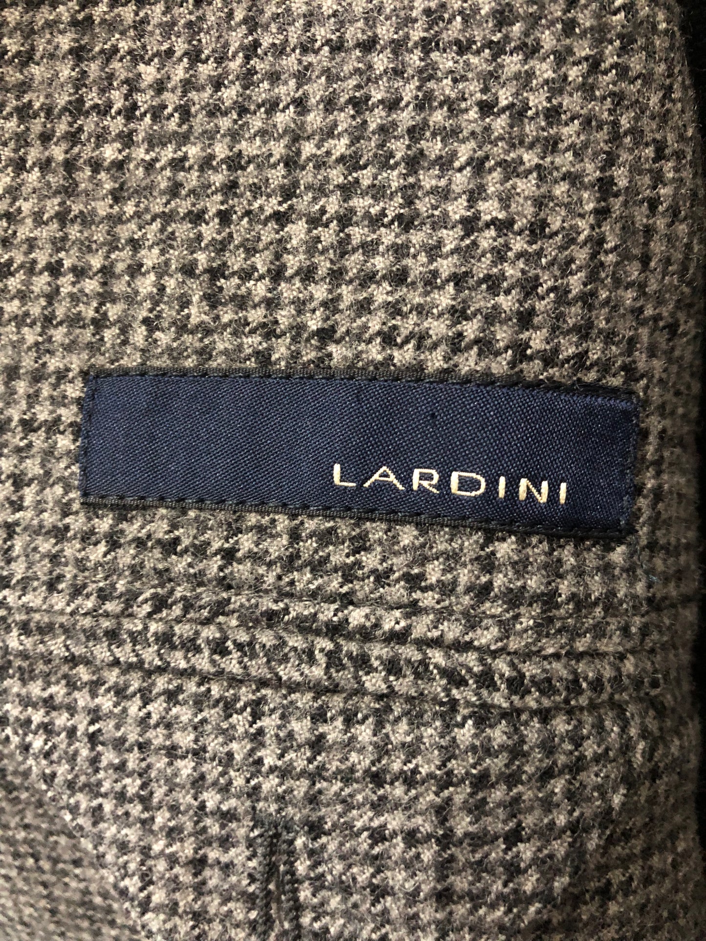 LARDINIラルディーニハウンドトゥース千鳥格子ジャケット48