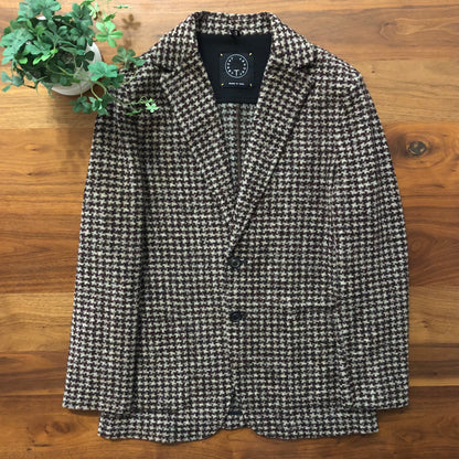 TONELLOトネッロT-JacketTジャケットSハウンドトゥース千鳥格子柄S