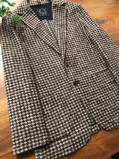 TONELLOトネッロT-JacketTジャケットSハウンドトゥース千鳥格子柄S