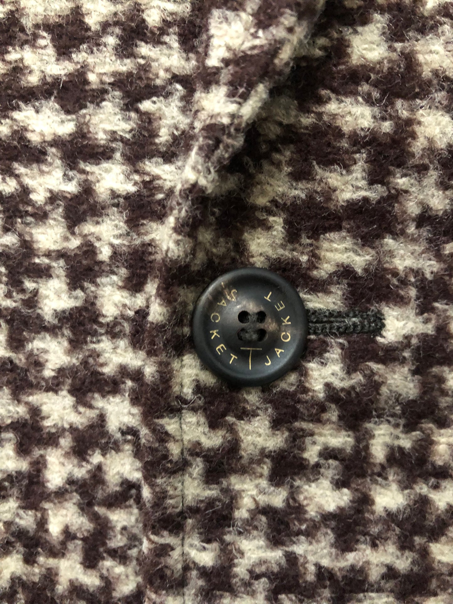 TONELLOトネッロT-JacketTジャケットSハウンドトゥース千鳥格子柄S