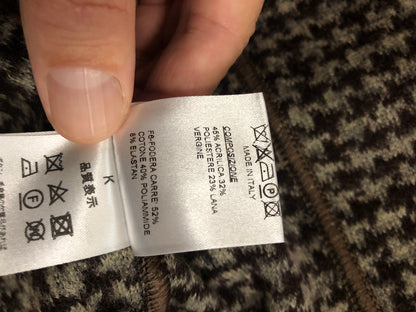 TONELLOトネッロT-JacketTジャケットSハウンドトゥース千鳥格子柄S