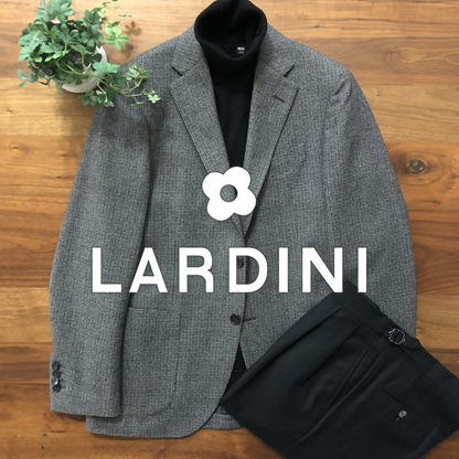 LARDINIラルディーニハウンドトゥース千鳥格子ジャケット48