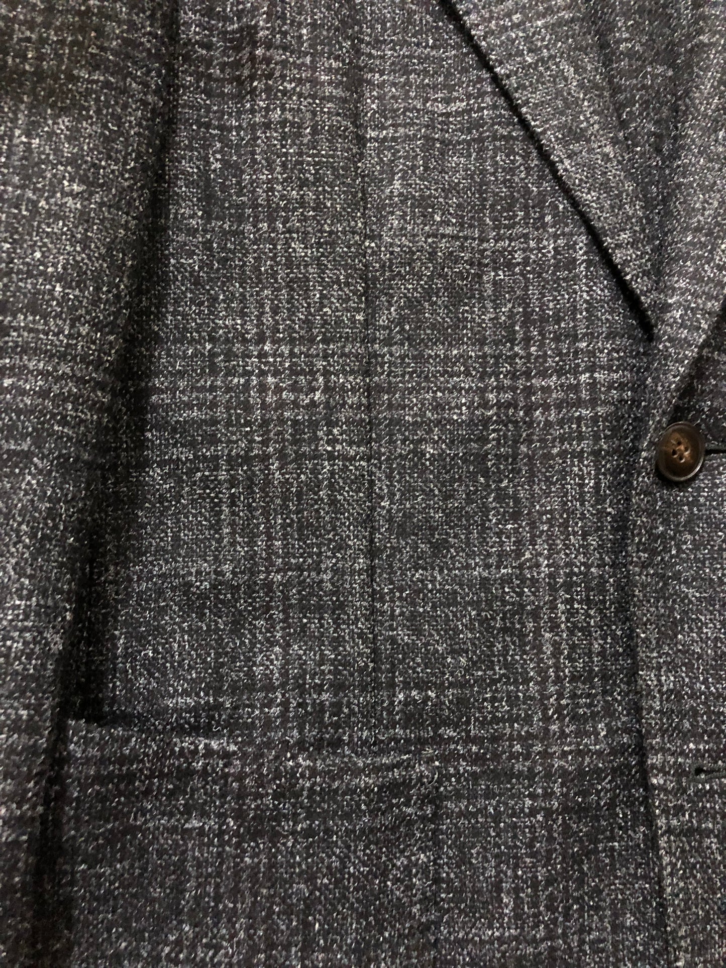 LBM1911ルビアムブラックグレンチェックジャケット48エルビーエム