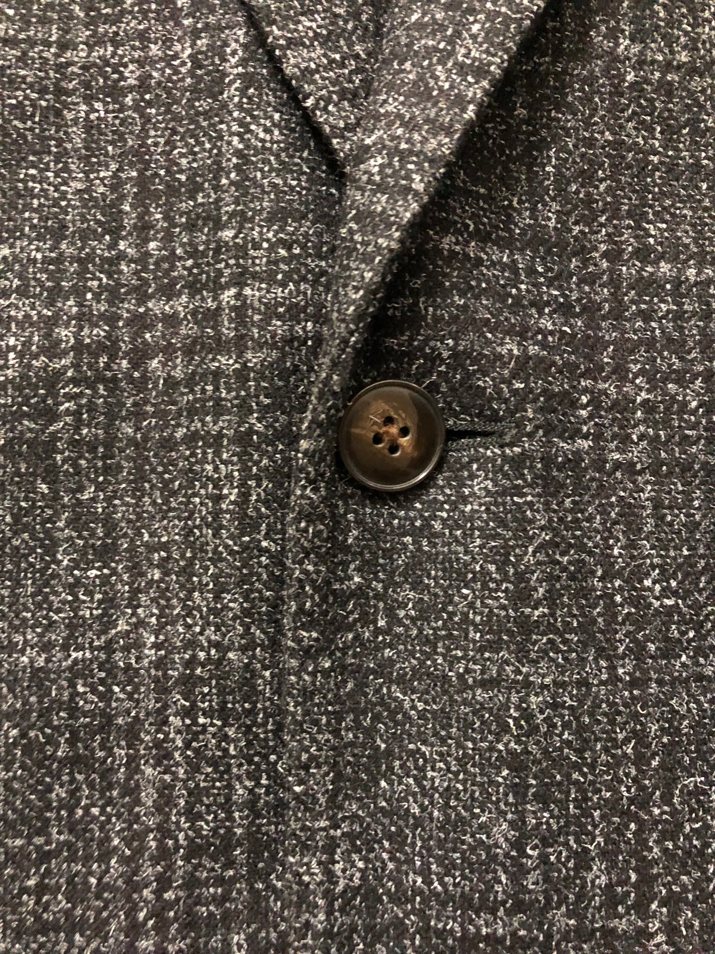 LBM1911ルビアムブラックグレンチェックジャケット48エルビーエム