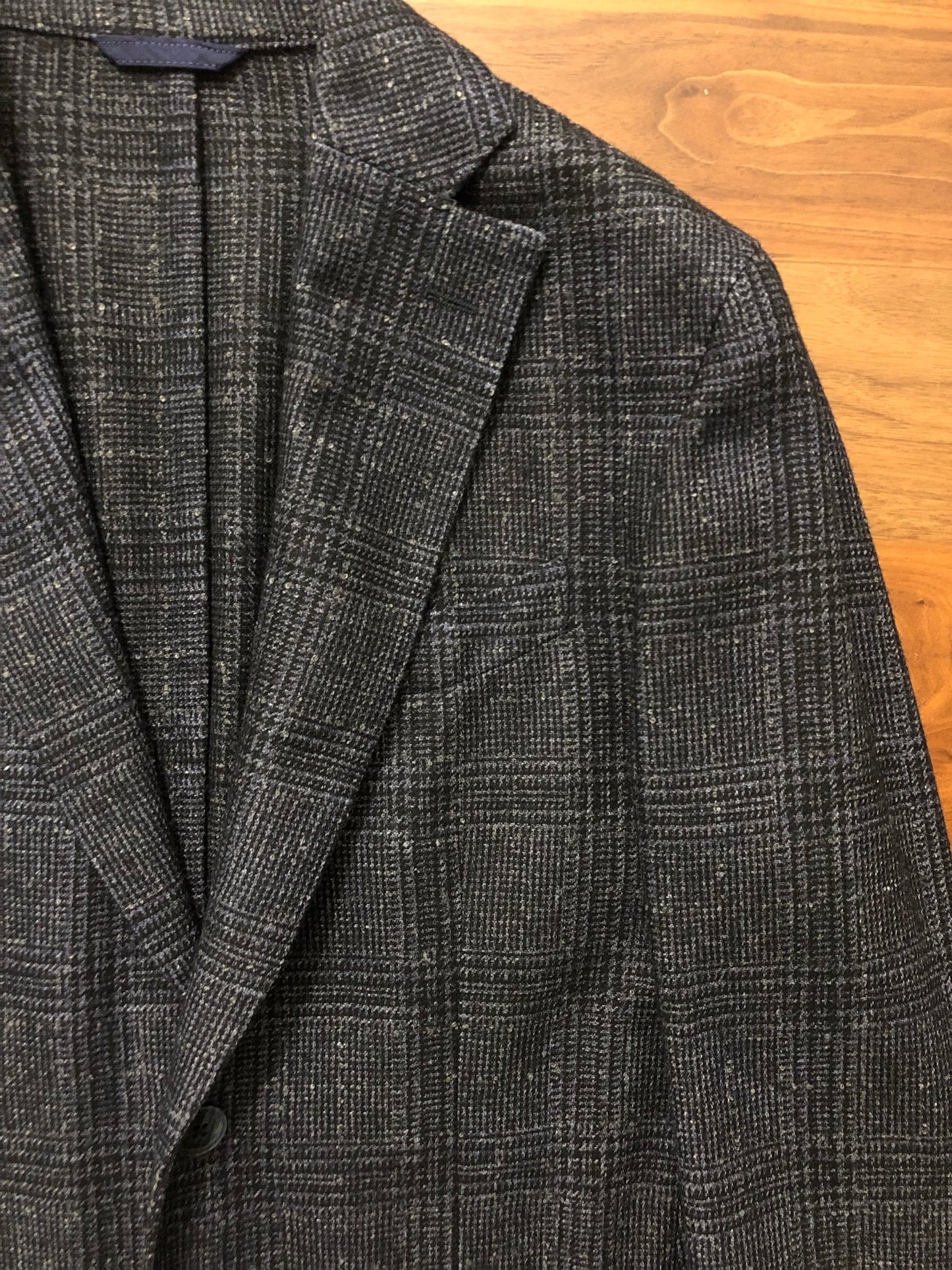 L.B.M1911エルビーエムネイビーグレンチェックジャケット48