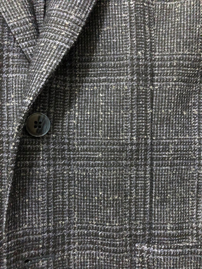 L.B.M1911エルビーエムネイビーグレンチェックジャケット48