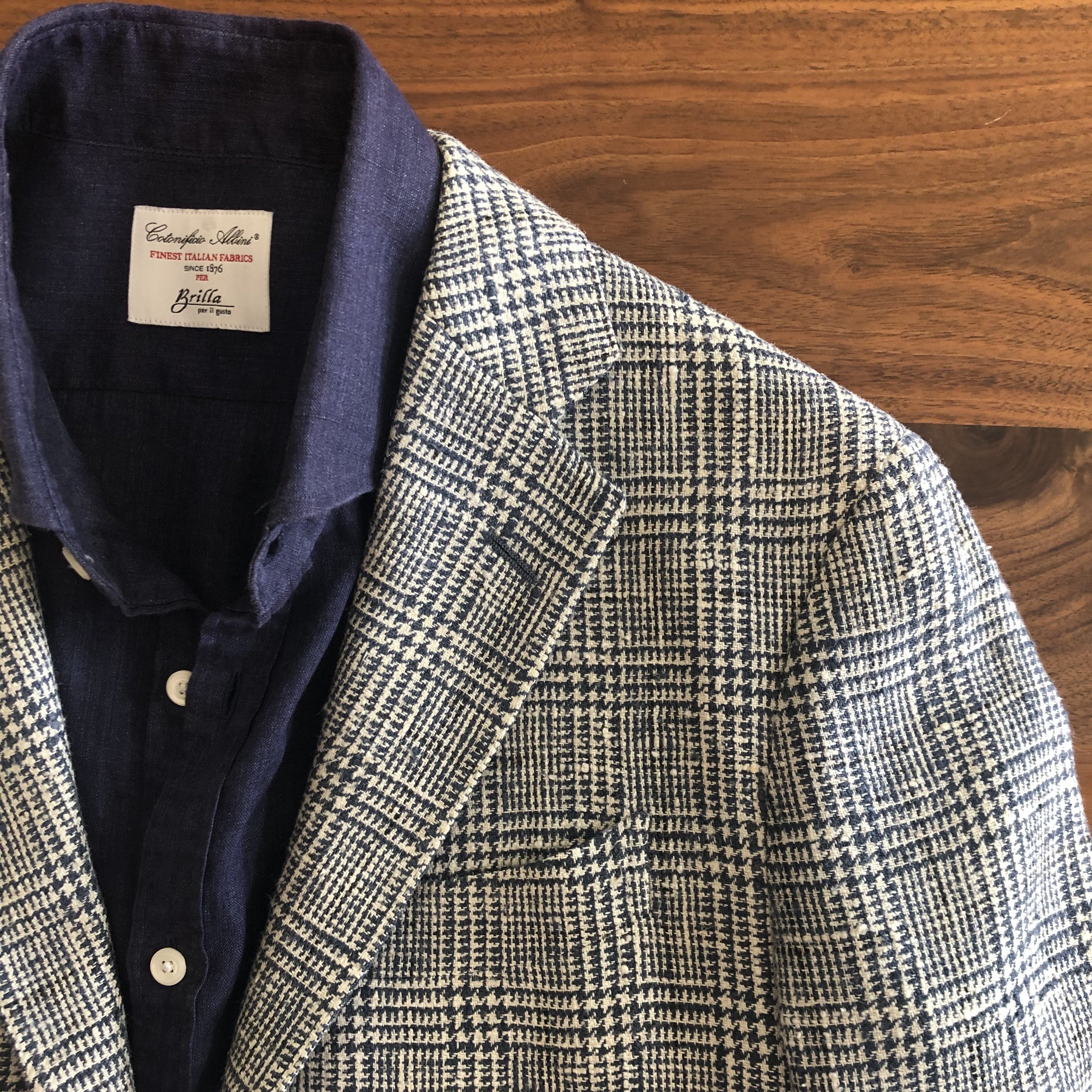 美品◉ラルディーニ　LARDINI ジャケット チェック