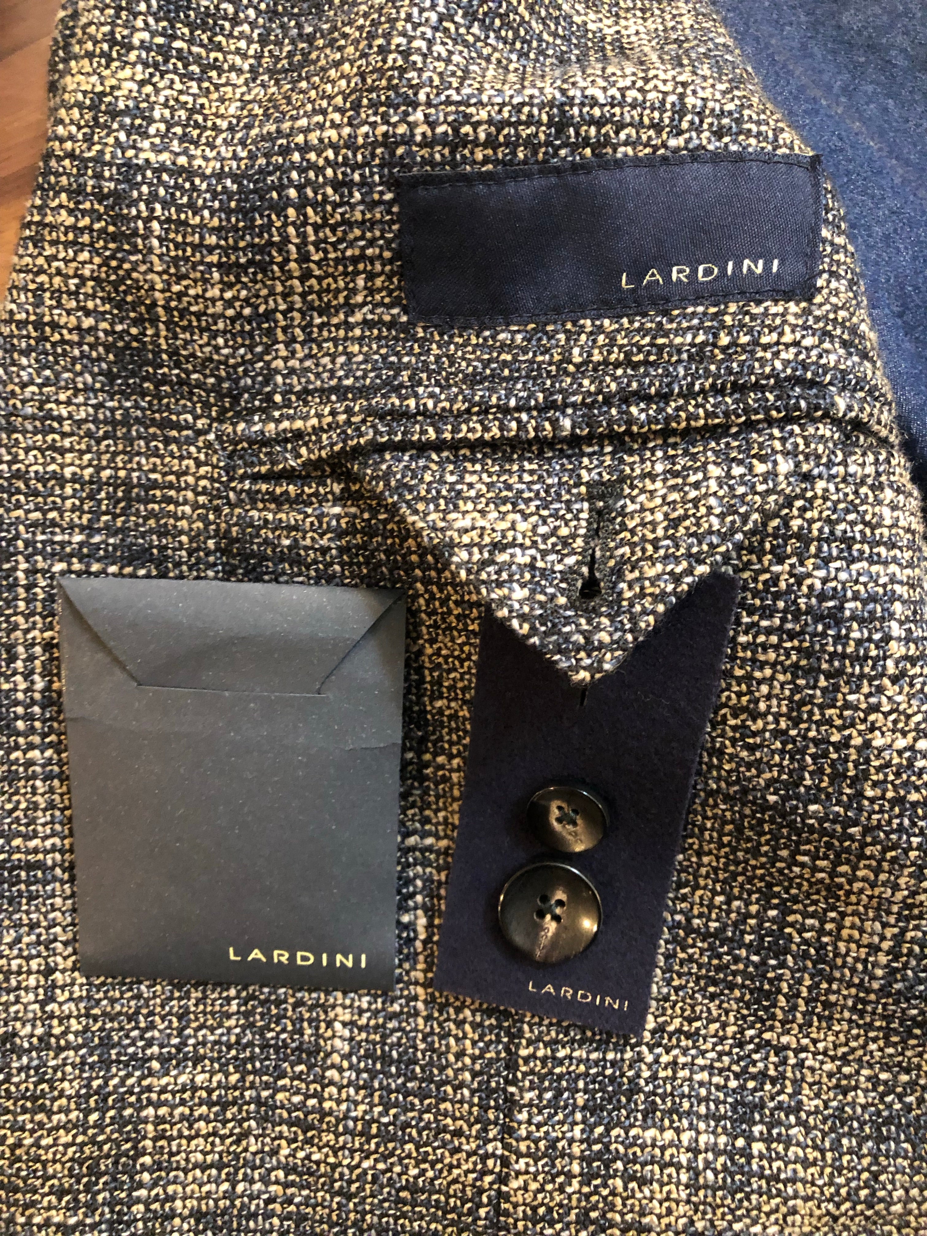 ●●LARDINI ラルディーニ ジャケット 46 7REG 19/20ブラックその他